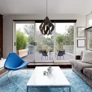Carlton 1 Pendant Light Large in Black/Copper