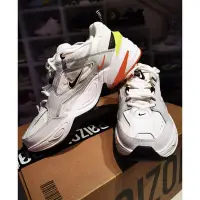 在飛比找Yahoo!奇摩拍賣優惠-【正品】耐克Nike M2K Tekno 白橙黃 運動 步 