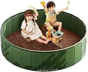 Folding Swimming Pool,Hard Shell Portable Swimming Pool,Foldable Pet Bathtub,Folding Kiddie Pool,Portable Outside Backyard Bathtub,Unisex Kids, Pets, No Need for Inflation, Pool