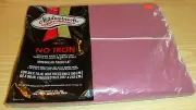 J P Stevens MEADOWBROOK Twin Flat Sheet Irregular Percale - Mauve - NEW Vintage