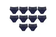 Triumph 10 Pack Essential Lace Maxi Womens Underwear Full Briefs Navy Blue Bulk Undies