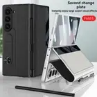 Leather Screen Film Case w/ Pen Slot Cover Protector For Samsung Galaxy Z Fold 6