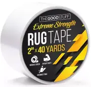 Carpet Tape Double Sided [2" x40 Yards] Rug Tape for Area Rugs on Carpet, Har...