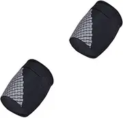 Mobestech 2pcs Reflective Sports Arm Bag for Running Capacity Phone Holder Multi-purpose Fitness Accessory for Cross Training Hiking and Daily Leisure Black