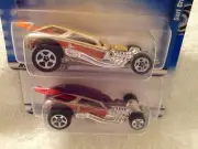 Hot Wheels 1-2000 #73 & 1-2001 #107 Surf Crate Two Roof Color Variations