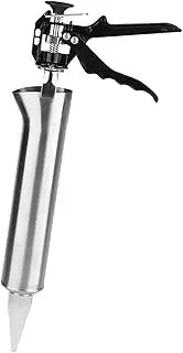 Fdit Thicken Stainless Steel Grouting Gun Ceramic Tile Caulking Gun Mortar Grouting Sprayer Caulking Tool Cement Grout Mortar Caulk Pointing