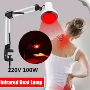 100 watt infrared lamp heat lamp heat emitter red light lamp with clip.