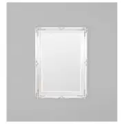 Juliette Mirror Small, Antique Silver