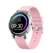 X20 1.3-inch Full Touch Wristband Multi-Sport Mode Heart Rate Sleep Monitor Female Physiological Remind Smart Watch PINK COLOR