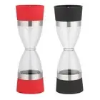 ✪2 In 1 Double Ended Manual Kitchen Salt & Pepper Mill Grinder Adjustable