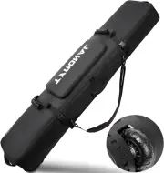 Snowboard Bag with Wheels,Heavy Duty 600D Polyester Oxford Wear-Resistant,Padded