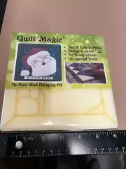 Quilt Magic No Sew Wall Hanging Kit #515 Santa Mini 6" x 6" Size
