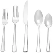 Oneida Noble 20 Piece Everyday Flatware 18/0 Stainless Steel, Service for 4, ...