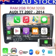 ✅ AU For Audi TT 2007 - 2014 9” CarPlay Android 14 Auto Car Stereo GPS Head Unit
