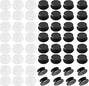 LORITARIA 300PCS Buckle Plastic Button for Shoes, Charm Buttons Round Button Shoes for Kids Wristband Charm Backs DIY Craft