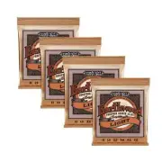 4 SETS Ernie Ball Earthwood Phos Bronze LIGHT 11-52 Acoustic Guitar Strings 2148