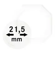 10-Lindner-OS225-OCTO-Münzkapseln-Münzenkapseln-22, 5mm