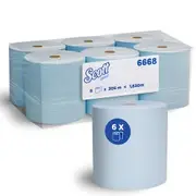 Scott Blue Hard Roll Paper Towel 6 Rolls x 305m (6668)
