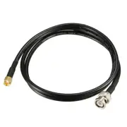 RG58 Coaxial Cable with BNC Male to SMA Male Connectors 50 Ohm 3 ft