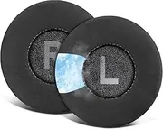 SOULWIT 70mm Cooling Gel Earpads Cushions Replacement for Jabra Move/Elite 25h Wireless On-Ear Headphones, Ear Pads with High-Density Noise Isolation Foam - Black