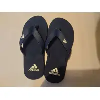 在飛比找蝦皮購物優惠-adidas愛迪達 夾腳拖鞋 藍色