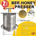 12L Bee Honey Presser Stainless Steel Household Manual Wine Press Wax Machine AU