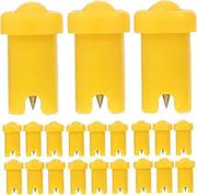 OHPHCALL Glue Bottle Anti-blocking Needle Lash Glue Bottle Pins Pcs Replacement Heads for Diy Lash Extension Kit