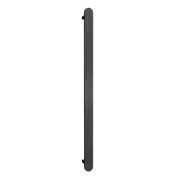 Hotwire 900mm Gun Metal Single Vertical Flat Slimline Heated Towel Rail