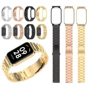 For Mi Smart Band 8 Active/Redmi Band 2 Stainless Steel Strap Watch Band Strap