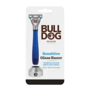 5-Blade Razor With Stand Sensitive Blue Glass 1 Count
