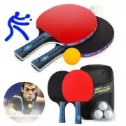 With 3 Training Balls Ping Pong Paddle Ping-pong Ball Racket Unisex