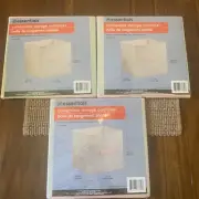 3 Essentials Collapsible Storage Containers 11”x10.5”x10.5” Gray And Pink