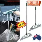 Hand Push Sweeper Broom Wiper Squeegee Floor Window Brush Pet Hair Clean Tool