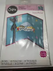 SIZZIX - THINLITS - FRAMLITS - 3-D DROP-INS by Stephanie Barnard