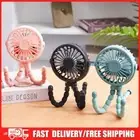 Desk Fan with Night Light Personal Fan for Stroller Car Seat Treadmill Camping