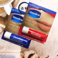 在飛比找蝦皮購物優惠-出清！實拍！Vaseline 凡士林護唇膏 經典 原味 玫瑰