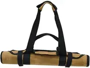 GLSTOY Multi Functional Firewood Tote Bag Waxed Canvas Carrier with Strong Handles for Logging Camping and Garden Use Practical Storage for Firewood