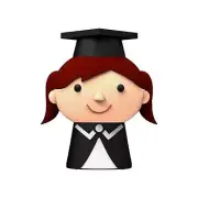 XEBE Graduation Student USB - Girl 8GB USB 3.0 Flash Drive Memory Stick Gift