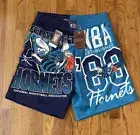 Mitchell & Ness Men's Charlotte Hornets Home & Away Mesh Shorts NWT Large