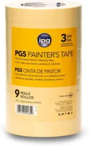 128R PG5, 3-Day Masking Tape, 0.94" X 60 Yd, Tan, 9