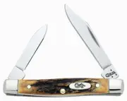 CASE XX KNIVES INDIAN SAMBAR STAG PEN 5233 SS (088) POCKET KNIFE