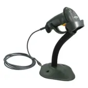 Zebra LS2208-7AZR0100DR SR Handheld Barcode Scanner w Cable Stand & Power White