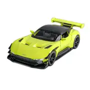 Catzon 1:32 Vulcan Alloy Car Model with Pull-Back Functionality and Sound Light Effects-Yellow