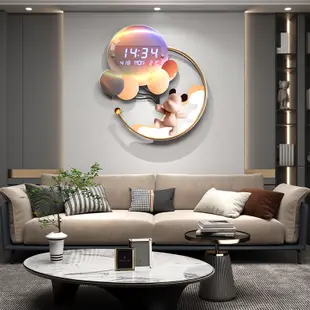 熱銷現貨創意亞克力電子掛鐘 現代時尚裝飾壁鐘 靜音時鐘 氣球造型壁鐘 客廳餐廳牆面掛鐘 藝術掛飾