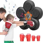 KAPEICamper Music Boxing Machine, Smart Bluetooth Connection Boxing Machine, Boxing Training Equipment, Wall Mounted Smart Boxing Target, Adults & Kids Home Boxing Training Exercises