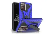 For Samsung Galaxy Note 20 Ultra Case, Armour Shockproof Cover Kickstand Blue