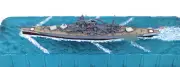 for FLOZ Scharnhorst Battleships 1:1000 ship Pre-built Model