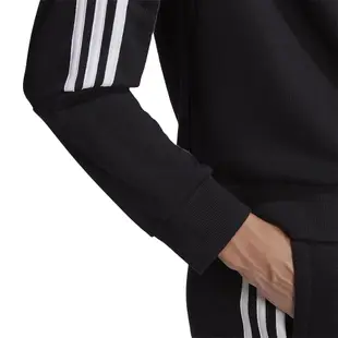 Adidas W 3S HD 女 黑 短版 連帽 休閒 長袖 GL1460