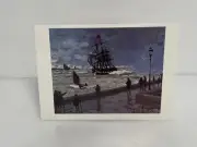 New_CLAUDE MONET_THE JETTY AT LE HAVRE_France fine art postcard_impressionist