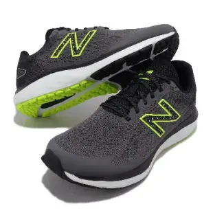 New Balance 慢跑鞋 M680 V7 2E 寬楦 男鞋 深灰 螢光綠 反光 NB 紐巴倫 M680KN7-2E